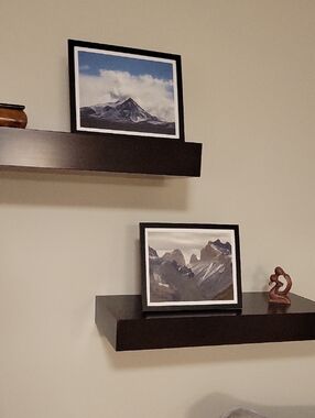 Set Of 2 Framed 10×8" Mountain Landscapes Wall Art Photograohy Prints